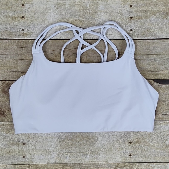 Athleta Other - Athleta Hyper Focused Strappy Back Bra, White